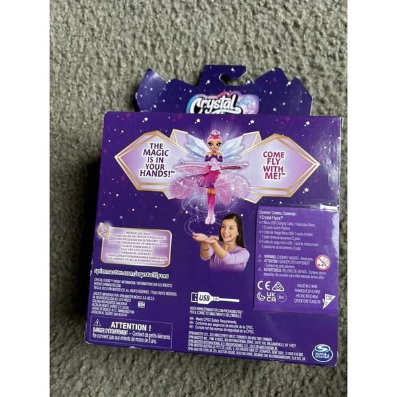 Crystal Flyers Magical Flying Fairy Toy Interactive Doll With Crystal Wings New - Picture 3 of 4